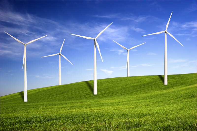 Wind Energy wind turbines generating clean energy